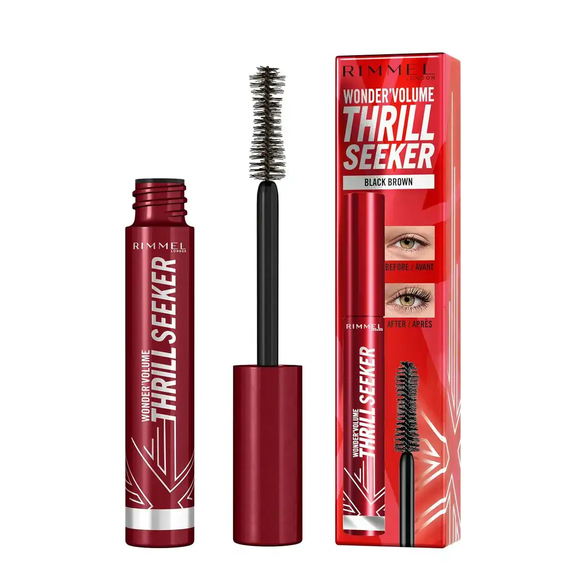 Mascara pour cils rimmel london wonder volume thrill seeker black brown 8 ml _6568. DIAYTAR COTE D'IVOIRE - Où la Qualité est Notre Engagement. Explorez notre boutique en ligne pour découvrir des produits conçus pour vous apporter satisfaction et plaisir.