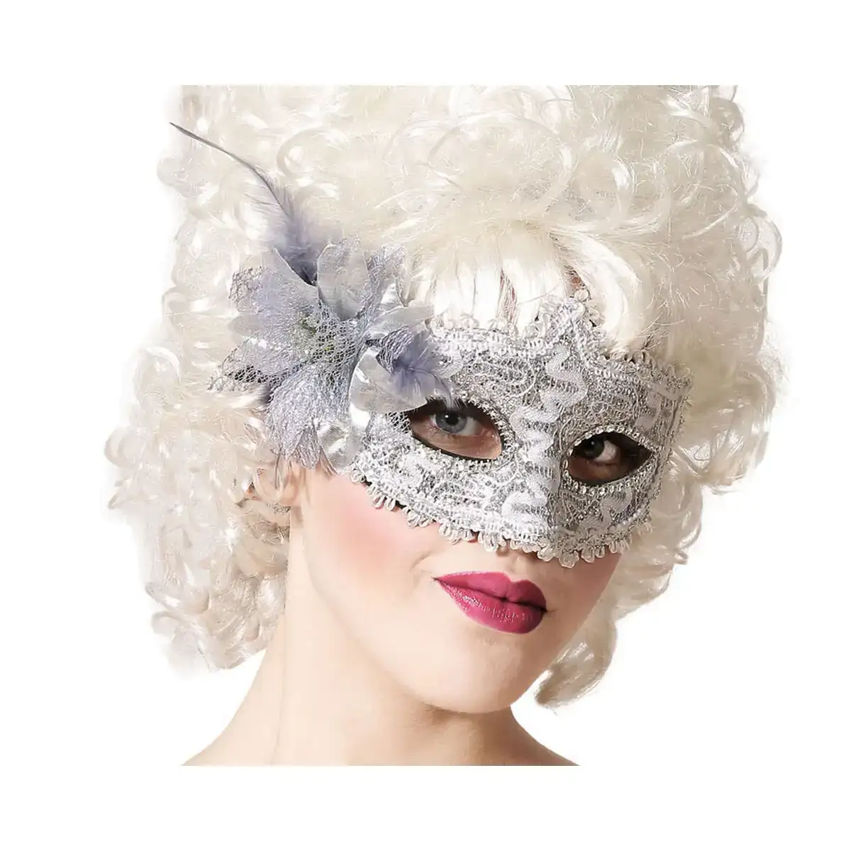 Masque argente venitien_7425. DIAYTAR COTE D'IVOIRE - Votre Oasis de Shopping en Ligne. Explorez notre boutique et découvrez des produits qui ajoutent une touche de magie à votre quotidien.