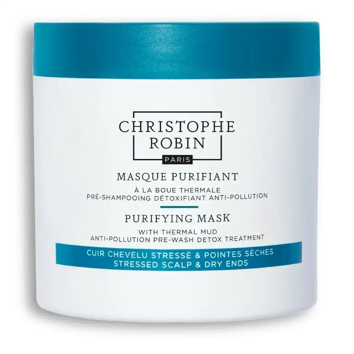 Masque christophe robin purifying mud 250 ml _5601. Bienvenue dans l'univers captivant de DIAYTAR COTE D'IVOIRE - Votre Plateforme de Shopping Tout-en-Un. Parcourez notre boutique en ligne pour découvrir des produits uniques, allant des articles ménagers aux élégants accessoires de mode.