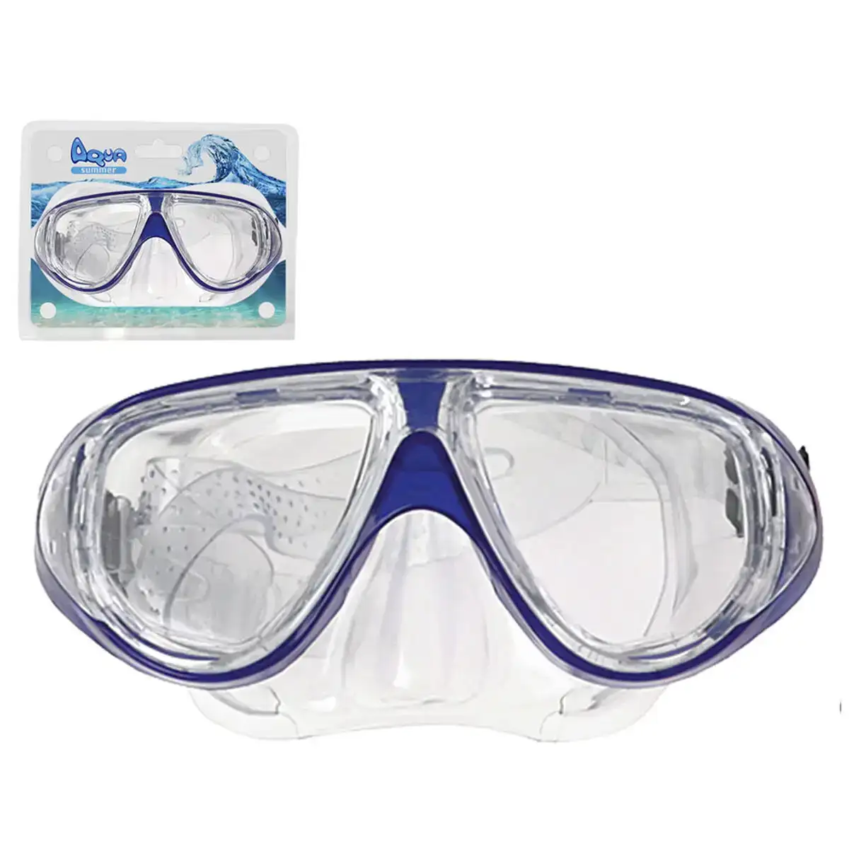 Masque de plongee adultes bleu_2642. Bienvenue chez DIAYTAR COTE D'IVOIRE - Où le Shopping Devient une Aventure. Découvrez notre collection diversifiée et explorez des produits qui reflètent la diversité du Côte d'Ivoire.