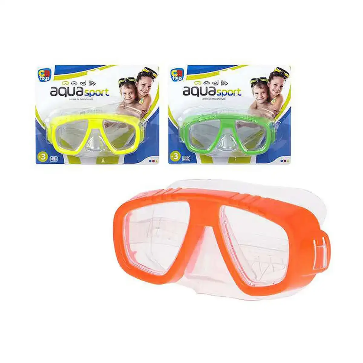 Masque de plongee colorbaby junior multicouleur 3 ans_1344. DIAYTAR COTE D'IVOIRE - Là où la Tradition Devient Tendance. Naviguez à travers notre boutique en ligne et choisissez des produits qui allient l'authenticité au contemporain.