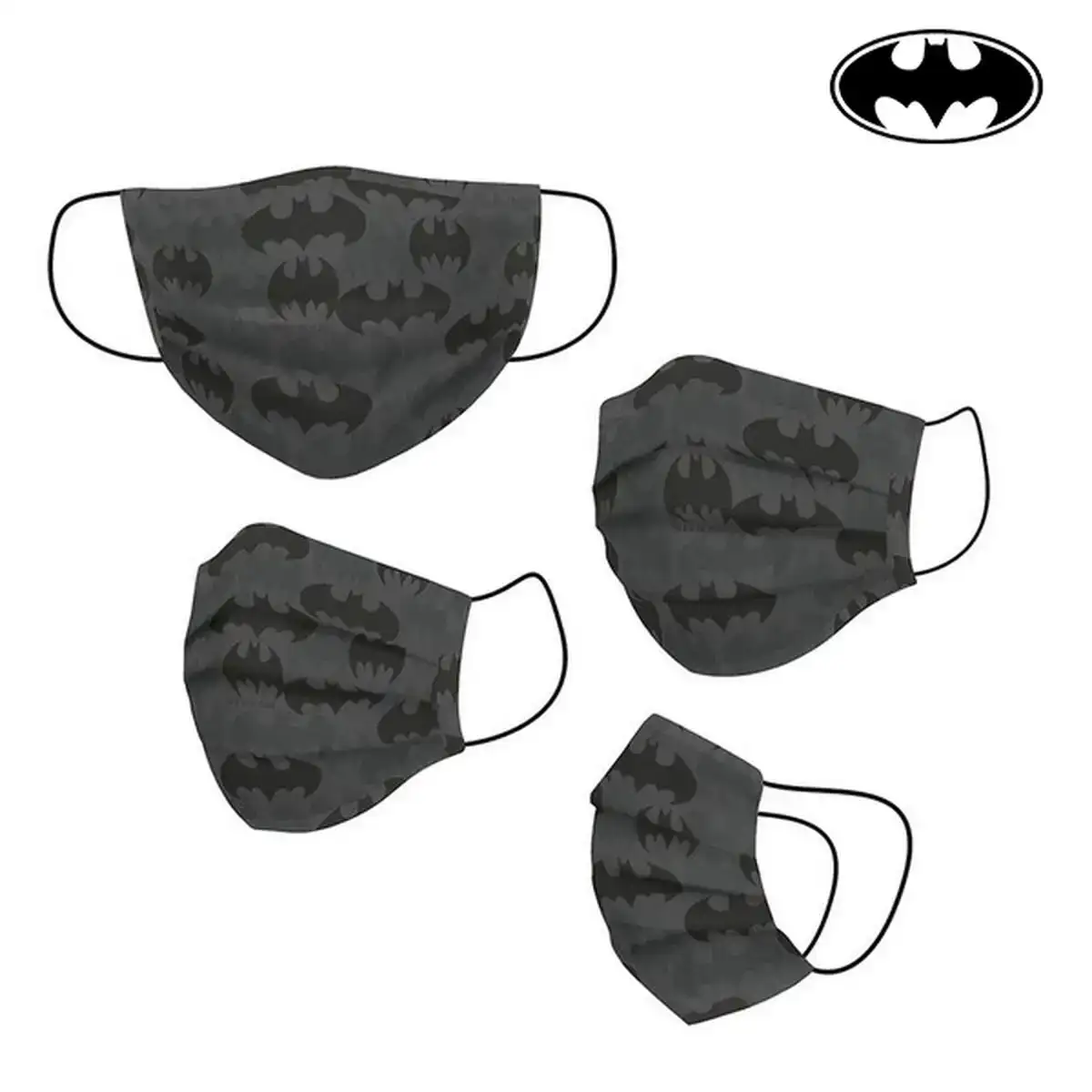Masque en tissu hygienique reutilisable batman adulte gris_3437. DIAYTAR COTE D'IVOIRE - L'Art de Choisir, l'Art de S'émerveiller. Explorez notre gamme de produits et laissez-vous émerveiller par des créations authentiques et des designs modernes.