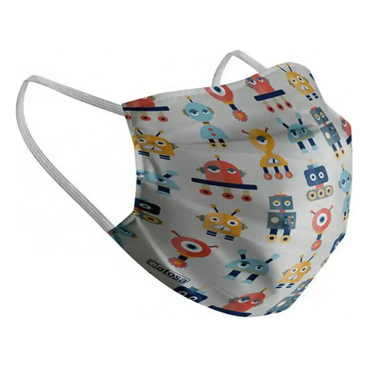 Masque en tissu hygienique reutilisable enfant robot_8632. Entrez dans le Monde Éclectique de DIAYTAR COTE D'IVOIRE. Explorez nos catégories et dénichez des trésors qui reflètent la richesse et l'authenticité du Côte d'Ivoire.