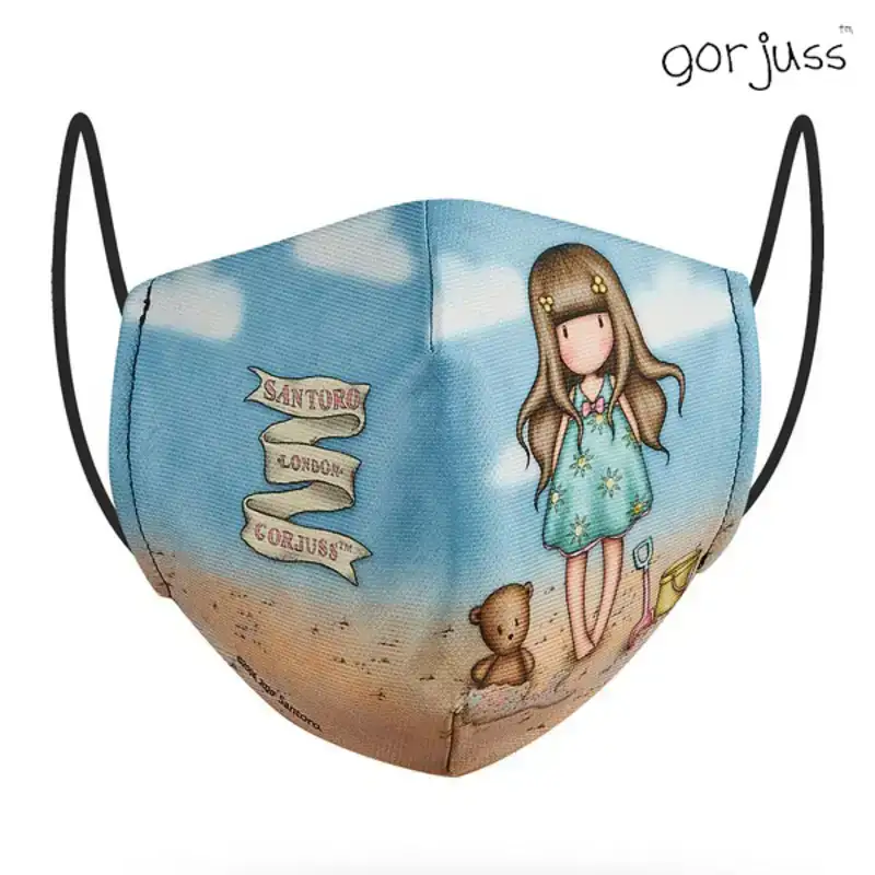 Masque en tissu hygienique reutilisable gorjuss enfant bleu ciel_2282. DIAYTAR COTE D'IVOIRE - Votre Paradis Shopping au Cœur du Côte d'Ivoire. Explorez notre boutique en ligne et découvrez des produits conçus pour enchanter chaque aspect de votre vie.