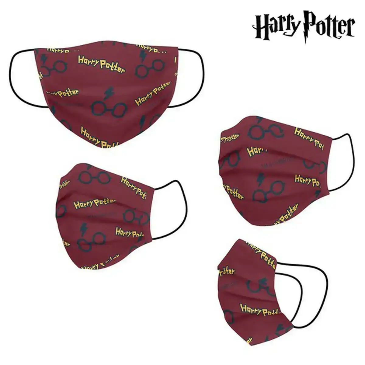 Masque en tissu hygienique reutilisable harry potter adulte rouge_4412. DIAYTAR COTE D'IVOIRE - Là où Vos Rêves Prendent Forme. Plongez dans notre catalogue diversifié et trouvez des produits qui enrichiront votre quotidien, du pratique à l'exceptionnel.