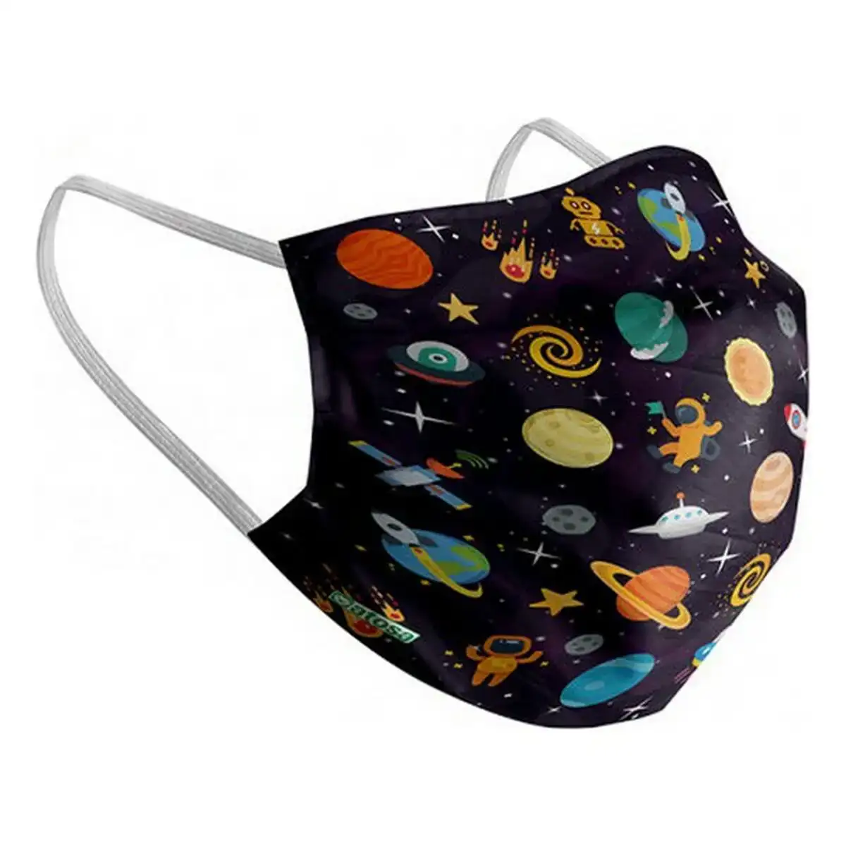 Masque en tissu hygienique reutilisable space enfant_7975. Bienvenue chez DIAYTAR COTE D'IVOIRE - Où le Shopping Rencontre la Qualité. Explorez notre sélection soigneusement conçue et trouvez des produits qui définissent le luxe abordable.