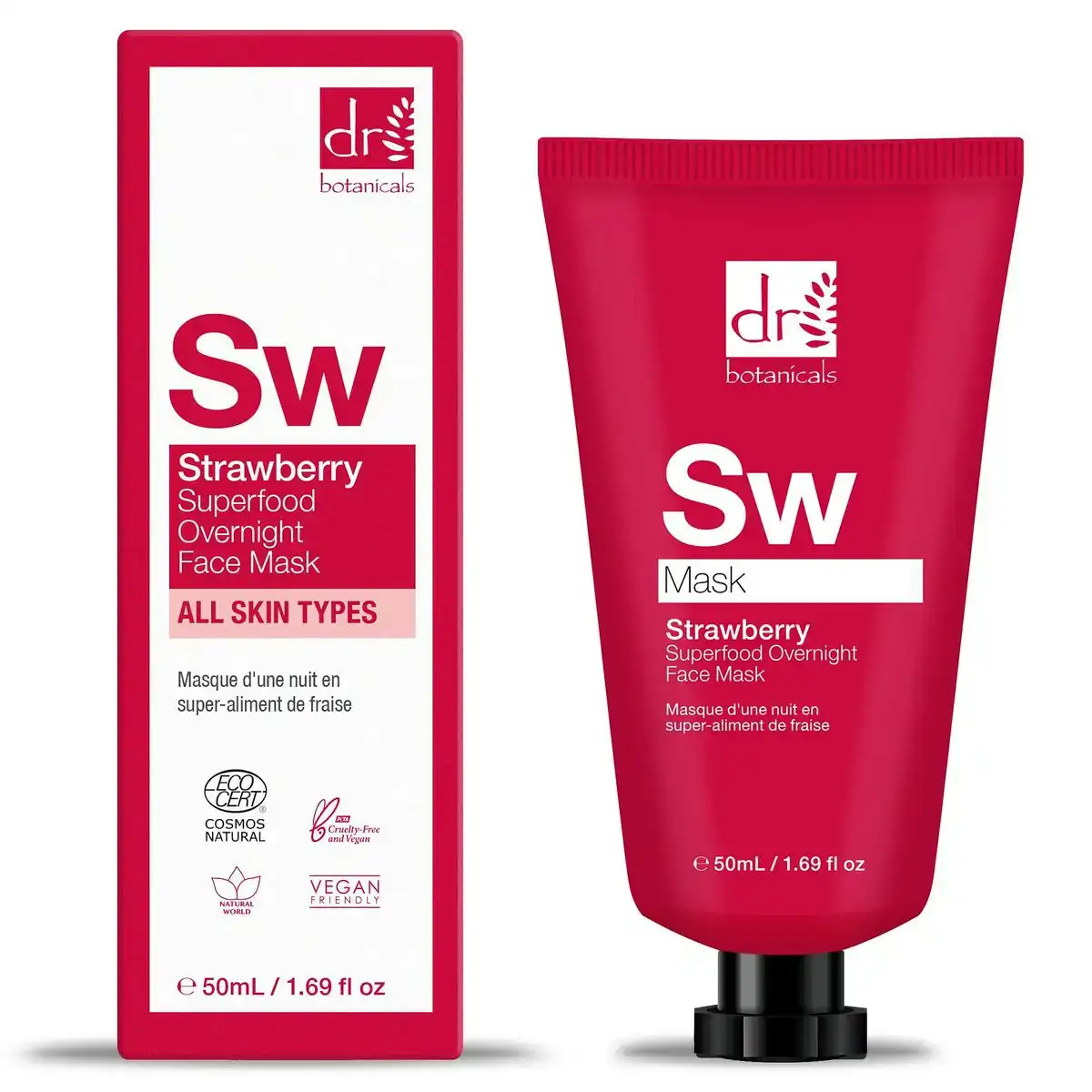 Masque facial botanicals strawberry superfood overnight fraise 50 ml _8729. DIAYTAR COTE D'IVOIRE - Où Chaque Produit a son Histoire. Découvrez notre gamme de produits, chacun portant en lui le récit de l'artisanat et de la passion, pour vous offrir une expérience de shopping authentique.