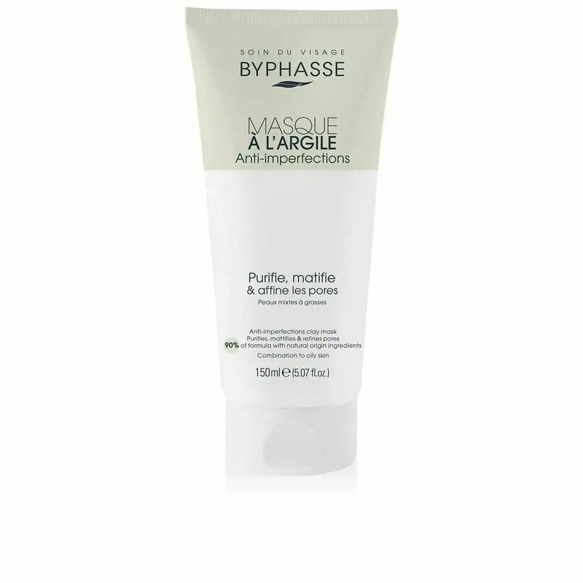 Masque facial byphasse mascarilla de arcilla anti imperfections matifiant argile 150 ml_5092. Entrez dans l'Univers de DIAYTAR COTE D'IVOIRE - Où l'Innovation Rencontre la Tradition. Explorez notre sélection de produits modernes et traditionnels qui incarnent l'esprit dynamique du Côte d'Ivoire.