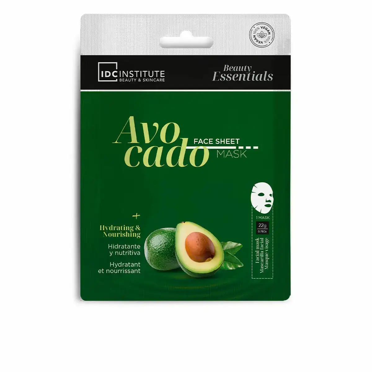 Masque facial idc institute avocado 1 unites_5207. DIAYTAR COTE D'IVOIRE - Là où Choisir est une Célébration de l'Artisanat. Explorez notre gamme variée et choisissez des produits qui incarnent la tradition et le talent des artisans du Côte d'Ivoire.