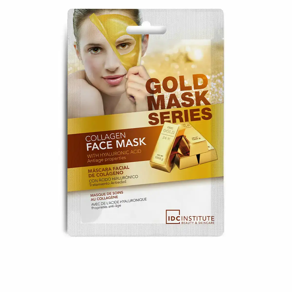 Masque facial idc institute gold mask series collagene 12 unites_3255. DIAYTAR COTE D'IVOIRE - Là où Chaque Produit Est une Trouvaille. Explorez notre sélection minutieuse et découvrez des articles qui correspondent à votre style de vie et à vos aspirations.