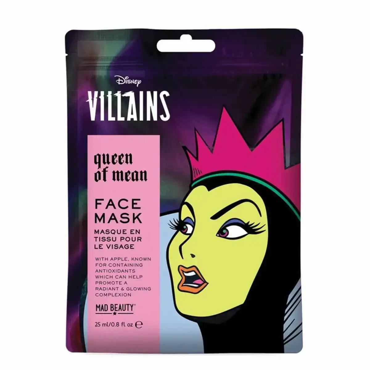 Masque facial mad beauty disney villains evil queen 25 ml _1840. DIAYTAR COTE D'IVOIRE - Votre Destination Shopping Éthique. Parcourez notre gamme et choisissez des articles qui respectent l'environnement et les communautés locales.