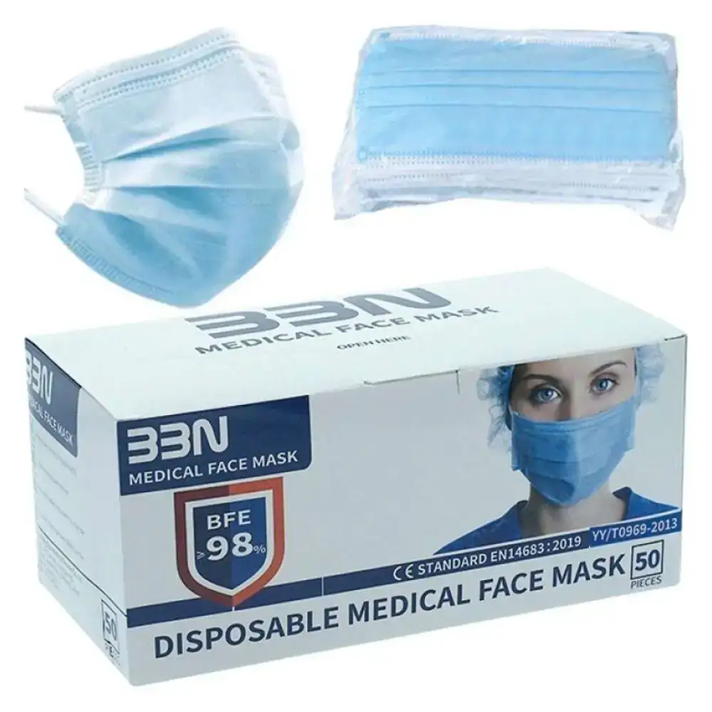 Masque hygienique bleu adulte 50 uds _5213. DIAYTAR COTE D'IVOIRE - Votre Destination pour un Shopping Éclairé. Parcourez notre boutique en ligne pour découvrir des produits de qualité qui embelliront votre quotidien.