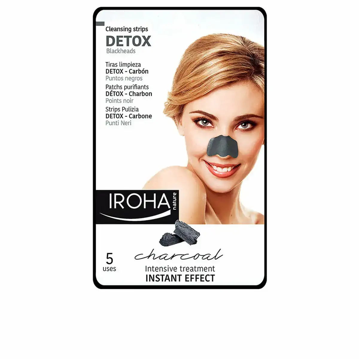 Masque iroha detox black nez 5 unites _1806. DIAYTAR COTE D'IVOIRE - L'Art de Choisir, l'Art de S'émerveiller. Explorez notre gamme de produits et laissez-vous émerveiller par des créations authentiques et des designs modernes.