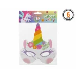 Masque multicouleur licorne 6 unites_7598. DIAYTAR COTE D'IVOIRE - Là où Chaque Achat Contribue à un Rêve. Naviguez à travers notre boutique en ligne et soutenez des artisans talentueux tout en acquérant des trésors.