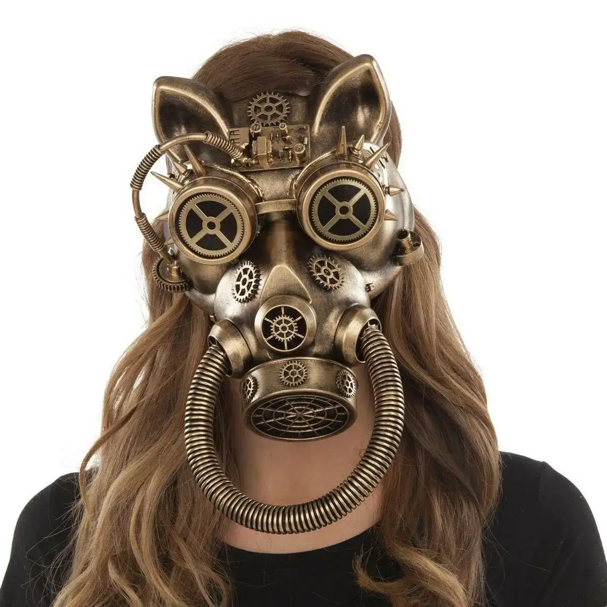 Masque my other me cat cuivre steampunk_4331. DIAYTAR COTE D'IVOIRE - Là où Chaque Produit est une Trouvaille Unique. Découvrez notre boutique en ligne et trouvez des articles qui vous distinguent par leur originalité.