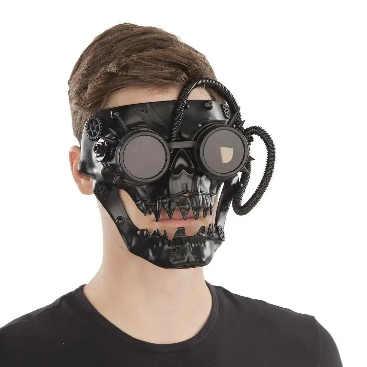 Masque my other me noir steampunk_2016. DIAYTAR COTE D'IVOIRE - Où Choisir est un Voyage Cultuel. Explorez notre boutique en ligne et découvrez des produits qui célèbrent la richesse et la diversité culturelle du Côte d'Ivoire.
