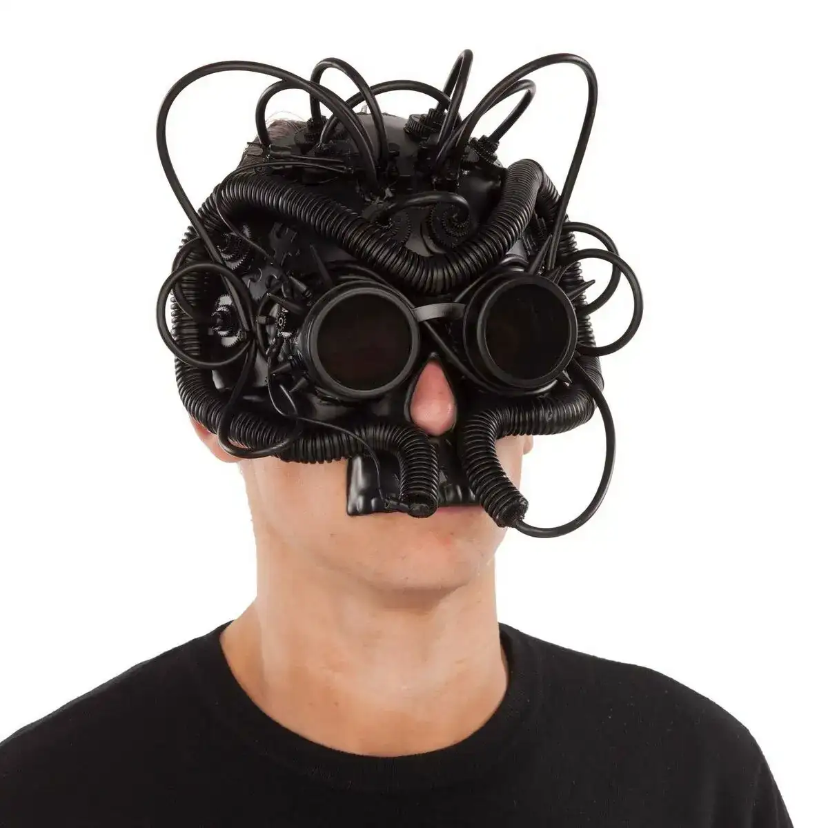 Masque my other me noir taille unique steampunk_1135. DIAYTAR COTE D'IVOIRE - Où Choisir Devient une Expression de Soi. Découvrez notre boutique en ligne et trouvez des articles qui révèlent votre personnalité et votre style.