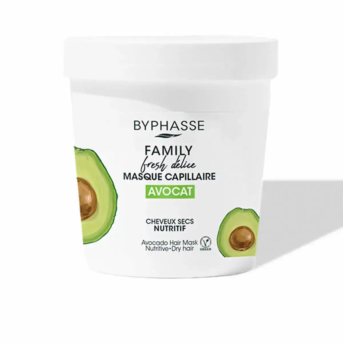 Masque nourrissant pour cheveux byphasse family fresh delice cheveux secs avocat 250 ml _3731. DIAYTAR COTE D'IVOIRE - L'Art de Choisir, l'Art de Se Distinquer. Naviguez à travers notre catalogue et choisissez des produits qui ajoutent une note d'élégance à votre style unique.