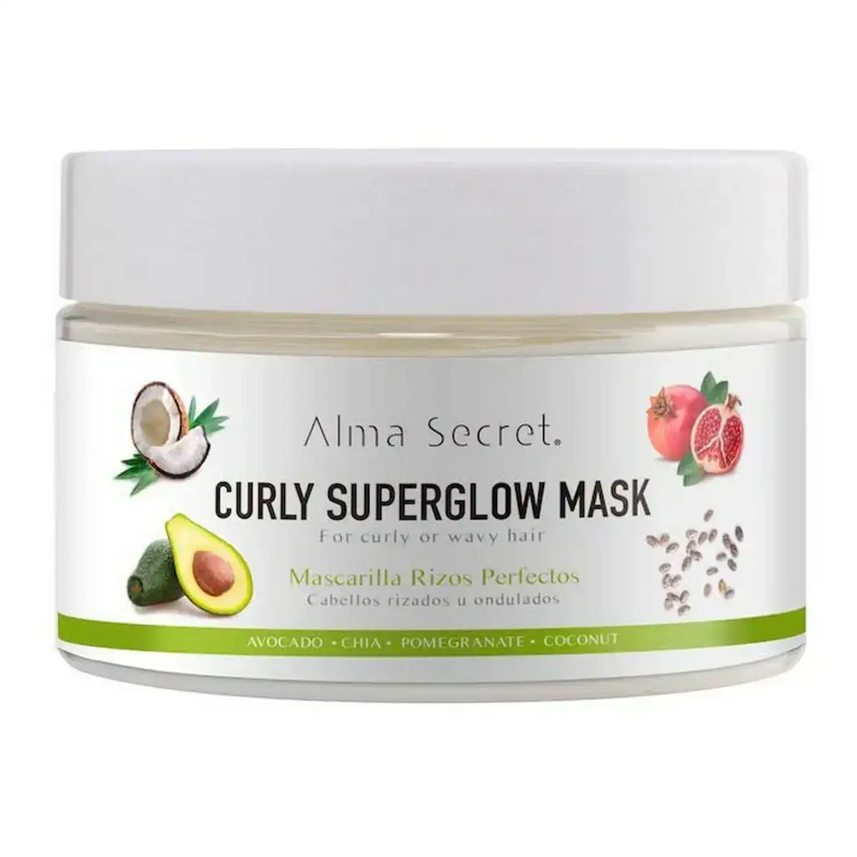 Masque pour cheveux alma secret curly superglow 250 ml_7076. DIAYTAR COTE D'IVOIRE - Là où Chaque Produit a son Histoire. Découvrez notre gamme de produits, chacun portant en lui le récit de l'artisanat et de la passion, pour vous offrir une expérience de shopping authentique.