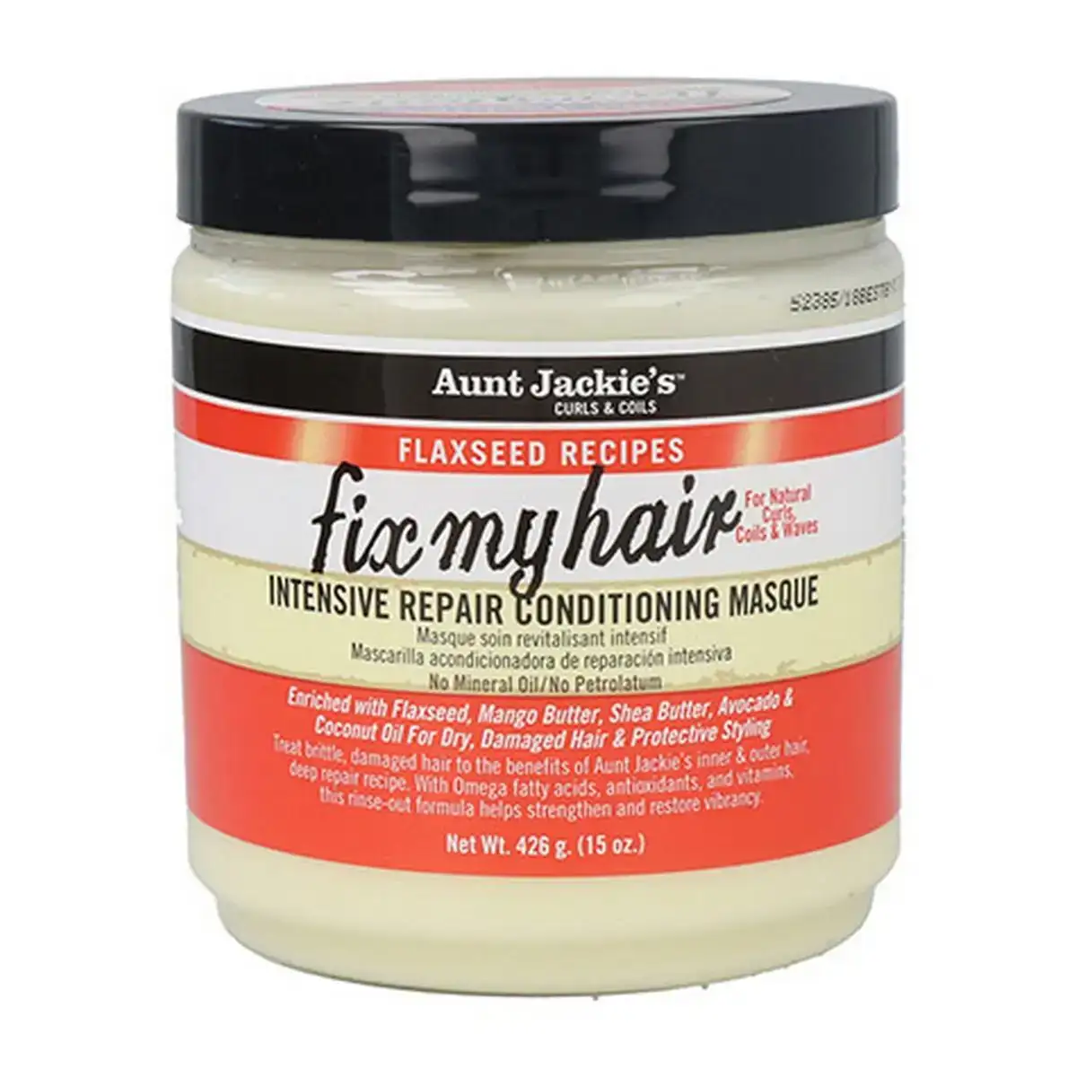 Masque pour cheveux aunt jackie s c c flaxseed fix my hair 426 ml _3620. DIAYTAR COTE D'IVOIRE - L'Art de Vivre l'Élégance Accessible. Parcourez notre gamme variée et choisissez des produits qui ajoutent une touche de sophistication à votre style.