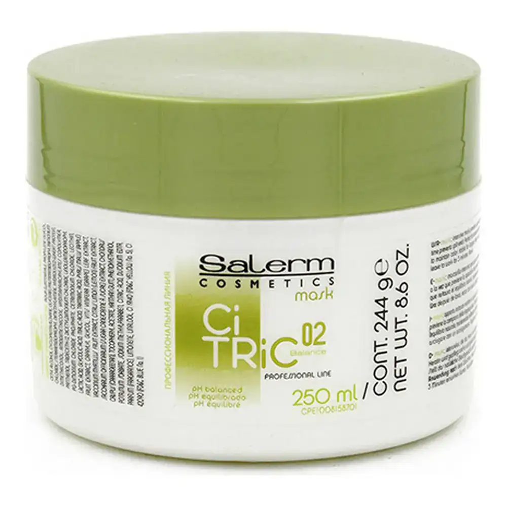 Masque pour cheveux citric salerm 250 ml _1514. DIAYTAR COTE D'IVOIRE - Où Chaque Sélection est une Victoire. Découvrez notre boutique en ligne et trouvez des articles qui vous rendent la vie plus belle, un choix à la fois.