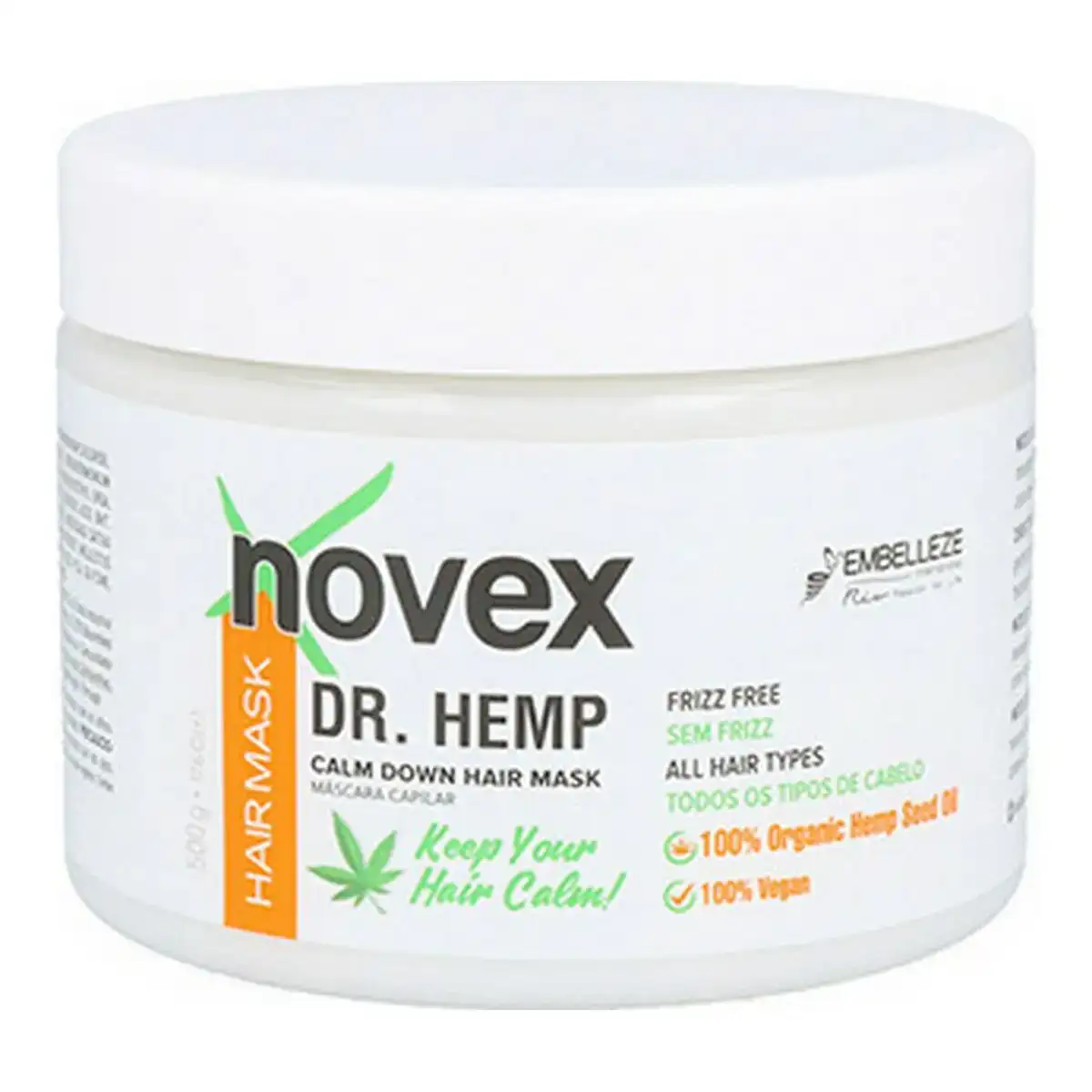Masque pour cheveux dr hemp calm down novex 500 g _7145. DIAYTAR COTE D'IVOIRE - Là où la Qualité est Non Négociable. Parcourez notre boutique en ligne pour découvrir des produits qui incarnent le raffinement et l'excellence du Côte d'Ivoire.