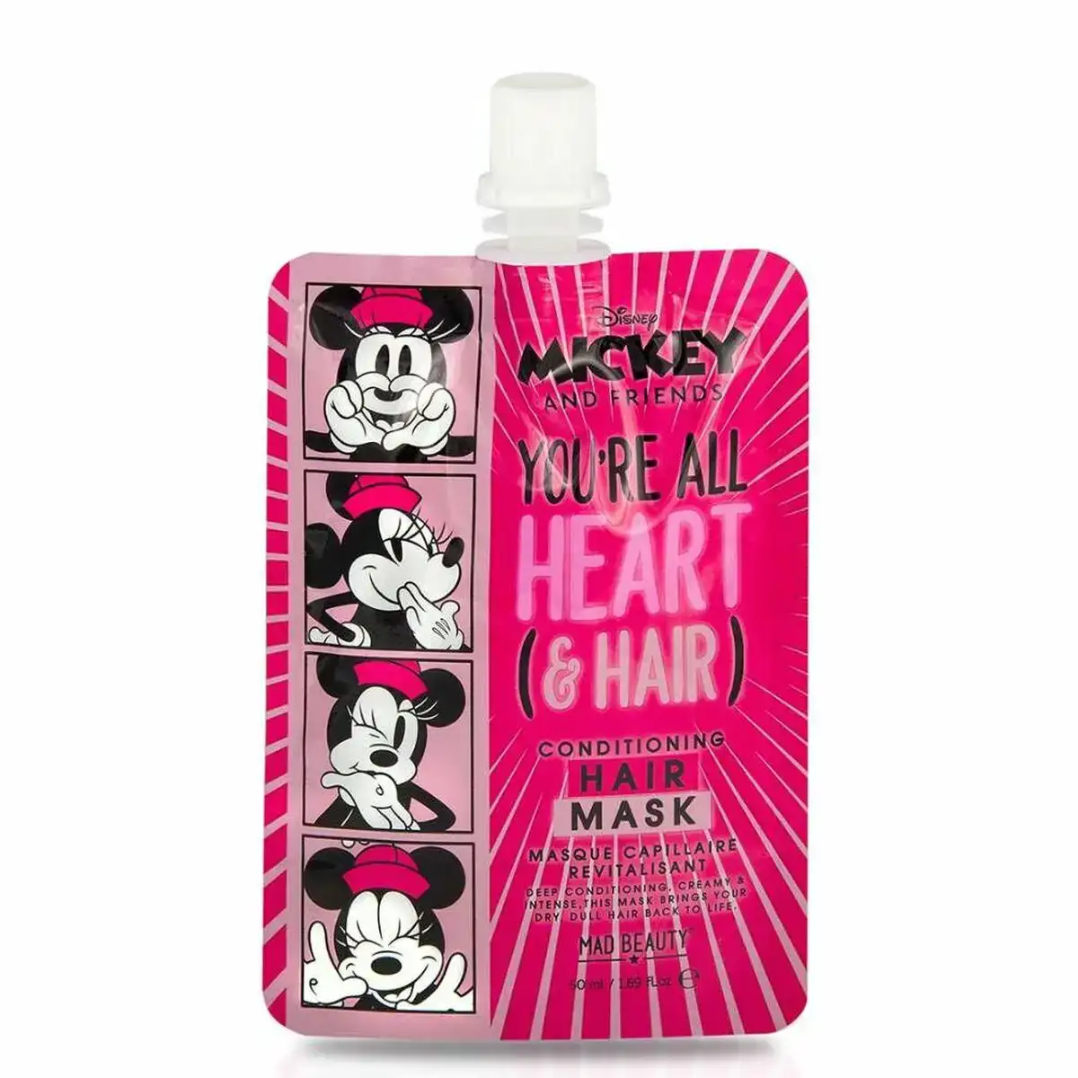 Masque pour cheveux mad beauty disney m f minnie revitalisante 50 ml _1084. DIAYTAR COTE D'IVOIRE - L'Art de Magasiner sans Limites. Naviguez à travers notre collection diversifiée pour trouver des produits qui élargiront vos horizons shopping.