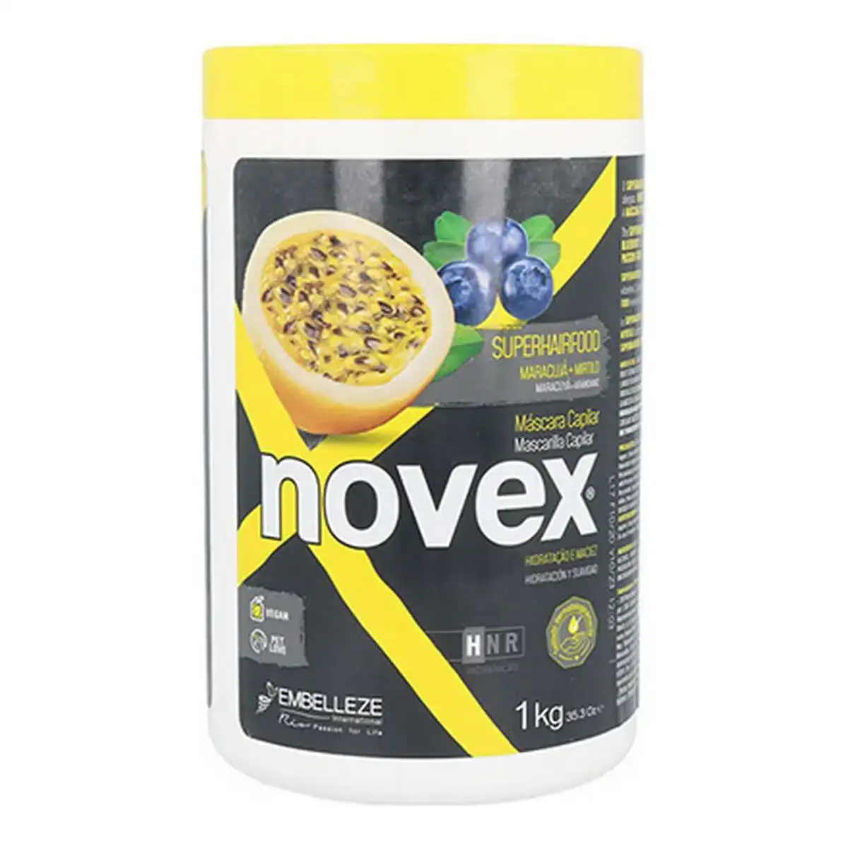 Masque pour cheveux novex superhairfood myrtille grenadille fruit de la passion _4077. DIAYTAR COTE D'IVOIRE - Où Choisir Devient une Expérience Personnalisée. Explorez notre boutique en ligne pour découvrir des produits qui s'adaptent à votre style et à votre essence.