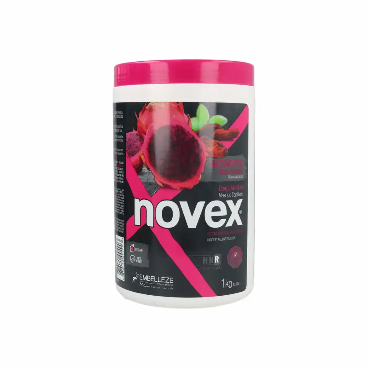 Masque pour cheveux novex superhairfood pitaya goji_6878. Bienvenue sur DIAYTAR COTE D'IVOIRE - Où l'Authenticité Rencontre le Confort. Plongez dans notre univers de produits qui allient tradition et commodité pour répondre à vos besoins.