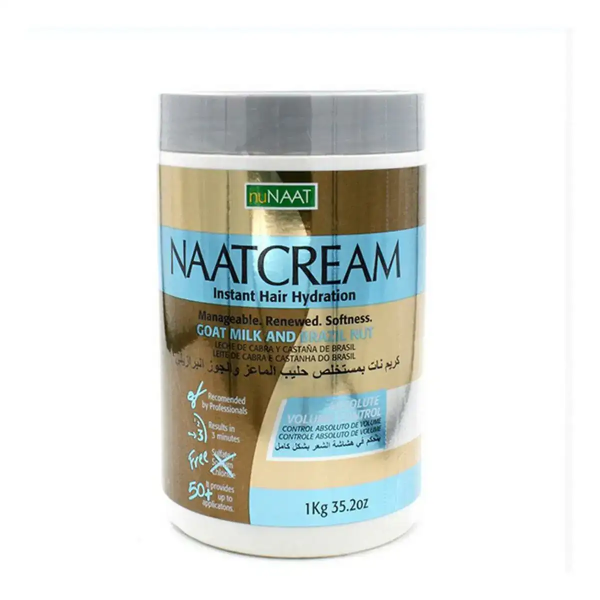 Masque pour cheveux nunaat naatcream_3536. DIAYTAR COTE D'IVOIRE - Où Choisir est une Célébration. Découvrez notre sélection de produits qui représentent la diversité et la joie du Côte d'Ivoire, à chaque étape de votre vie.