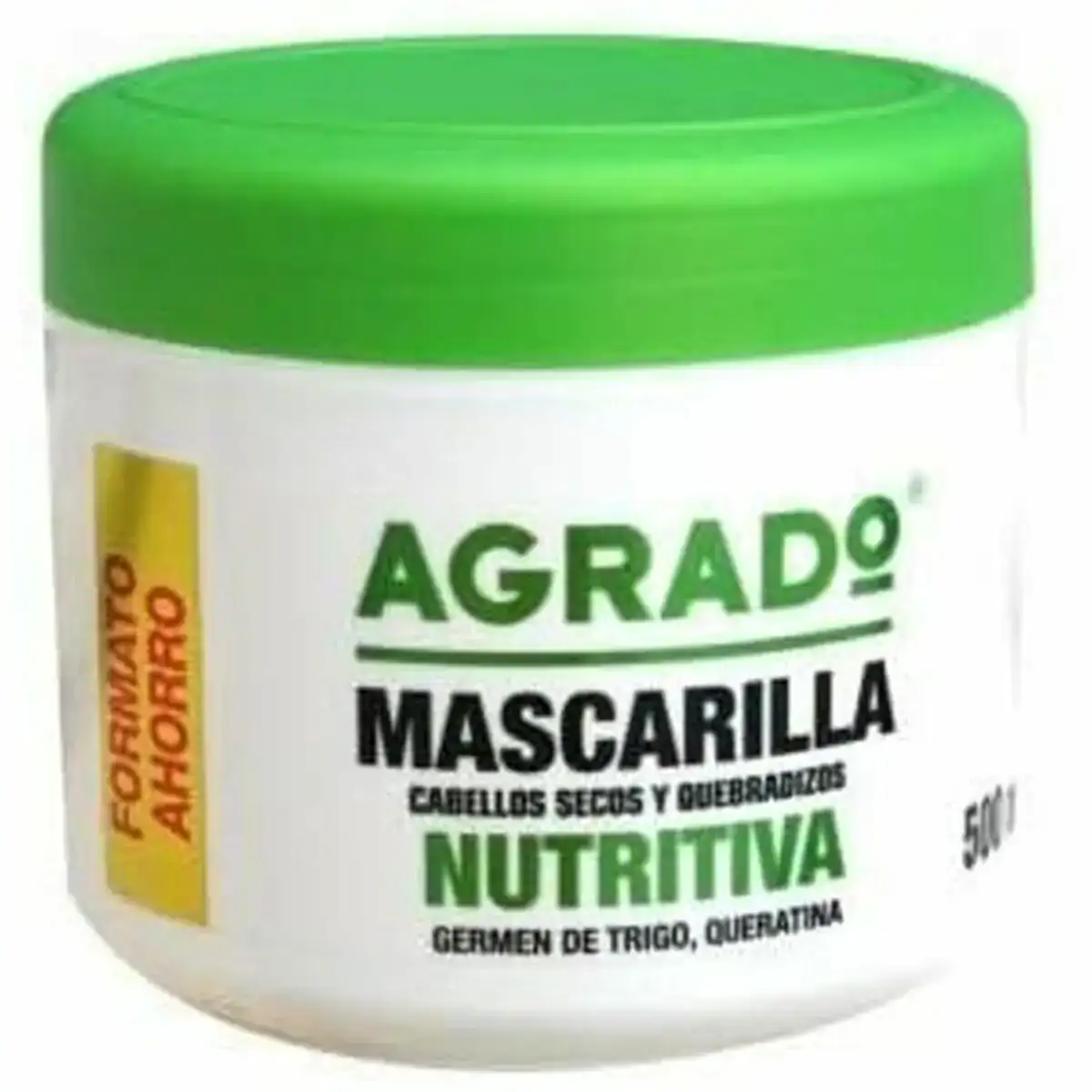Masque pour cheveux nutritive agrado 500 ml _4054. DIAYTAR COTE D'IVOIRE - Où Chaque Produit a son Histoire à Raconter. Parcourez notre catalogue et découvrez des articles qui portent en eux la passion et l'histoire du Côte d'Ivoire.