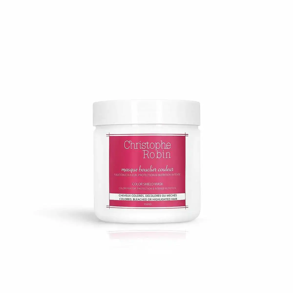 Masque pour cheveux teints christophe robin bouclier coleur_4443. Entrez dans l'Univers de DIAYTAR COTE D'IVOIRE - Où l'Innovation Rencontre la Tradition. Explorez notre sélection de produits modernes et traditionnels qui incarnent l'esprit dynamique du Côte d'Ivoire.