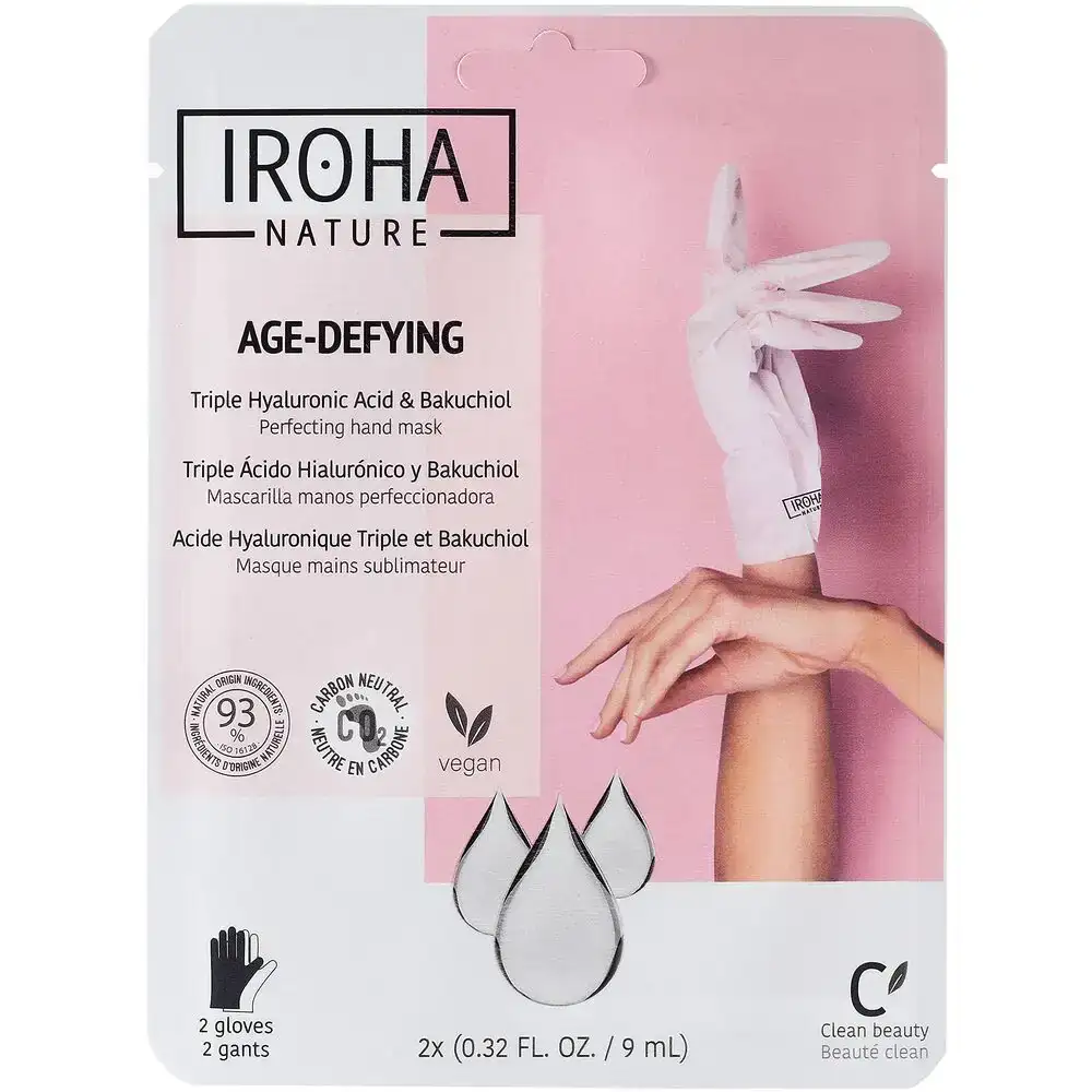 Masque pour les mains iroha anti age acide hyaluronique 9 ml _3290. DIAYTAR COTE D'IVOIRE - L'Art du Shopping Distinctif. Naviguez à travers notre gamme soigneusement sélectionnée et choisissez des produits qui définissent votre mode de vie.