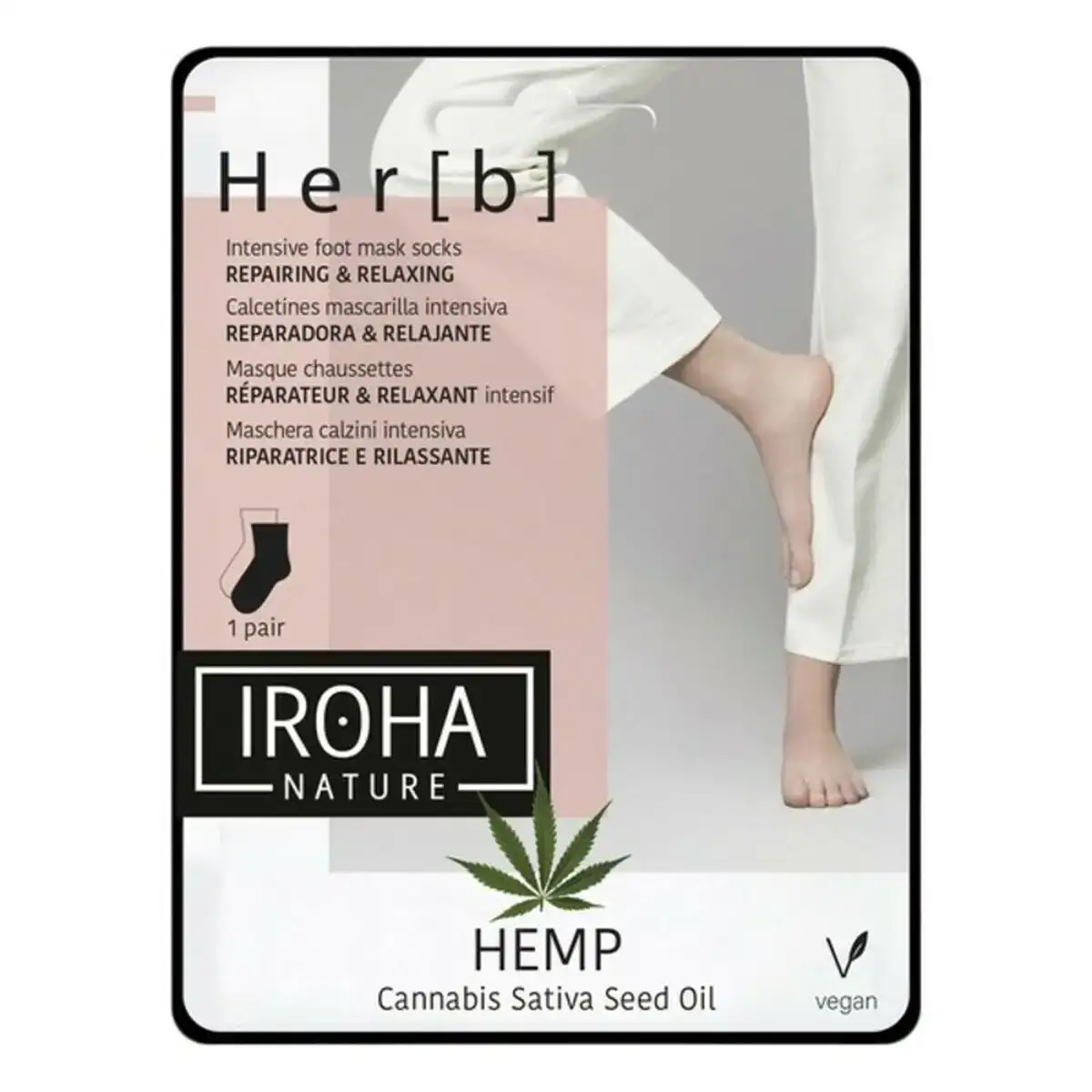 Masque pour pieds cannabis iroha_3142. Entrez dans l'Univers de DIAYTAR COTE D'IVOIRE - Où Chaque Produit est une Découverte. Explorez notre gamme variée et trouvez des articles qui vous surprennent et vous inspirent.