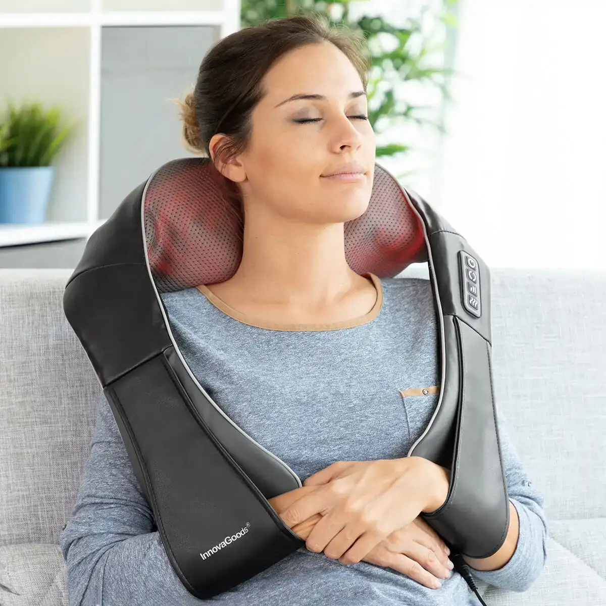 Masseur shiatsu pro massaki innovagoods 24w_1068. DIAYTAR COTE D'IVOIRE - Où Chaque Produit a son Histoire. Découvrez notre gamme de produits, chacun portant en lui le récit de l'artisanat et de la passion, pour vous offrir une expérience de shopping authentique.