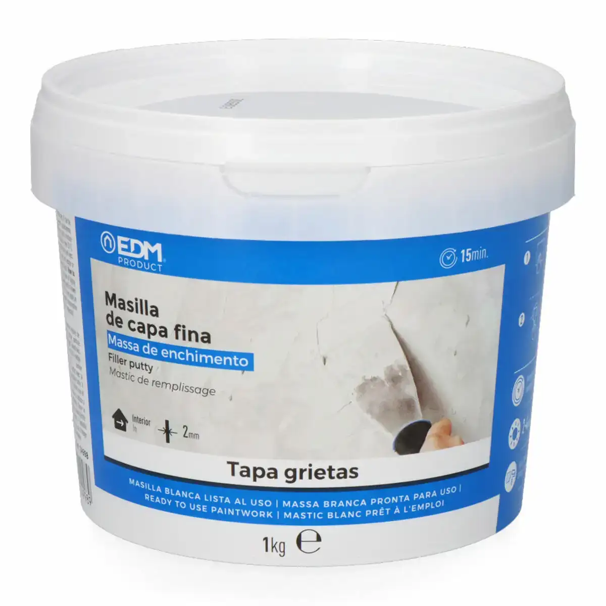 Mastic edm blanc pret a l emploi 1 kg_5932. Bienvenue sur DIAYTAR COTE D'IVOIRE - Où l'Authenticité Rencontre le Confort. Plongez dans notre univers de produits qui allient tradition et commodité pour répondre à vos besoins.
