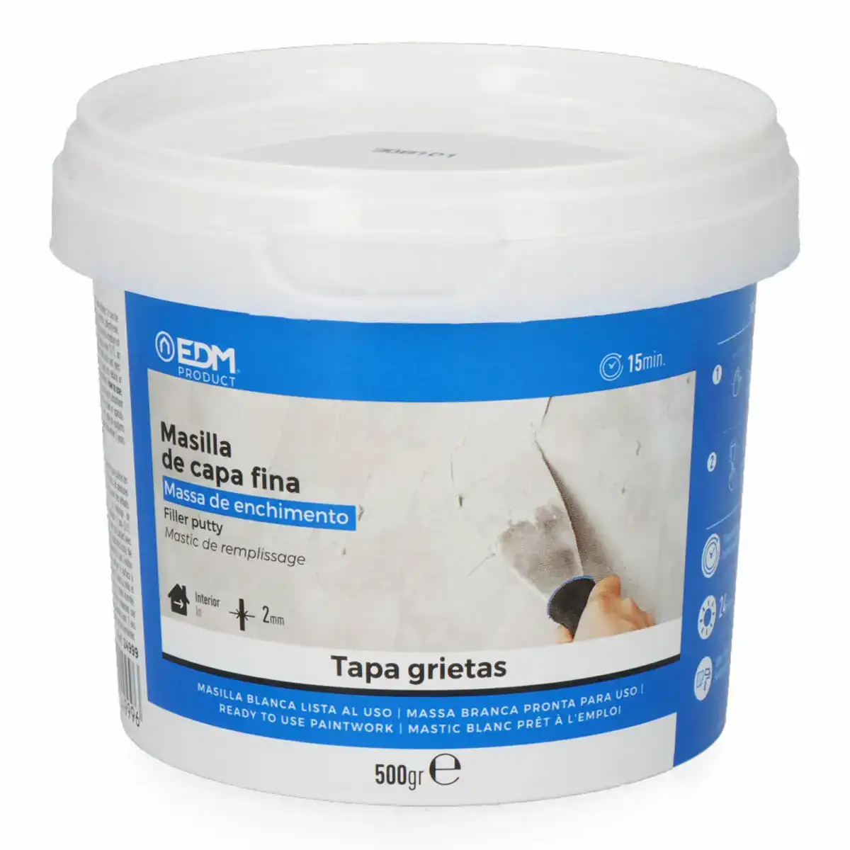Mastic edm blanc pret a l emploi 500 g_7379. DIAYTAR COTE D'IVOIRE - L'Art de Vivre le Shopping en Ligne. Découvrez notre plateforme intuitive et trouvez des produits qui vous inspirent et vous enchantent, à chaque clic.
