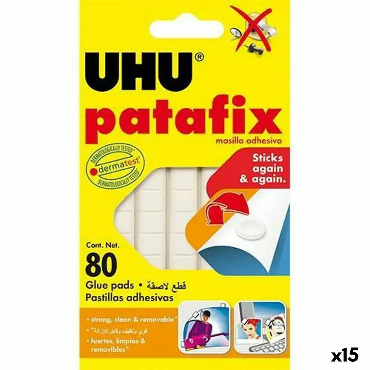 Mastic uhu 80 pieces 15 unites _2093. Entrez dans l'Univers de DIAYTAR COTE D'IVOIRE - Où Chaque Produit est une Découverte. Explorez notre gamme variée et trouvez des articles qui vous surprennent et vous inspirent.