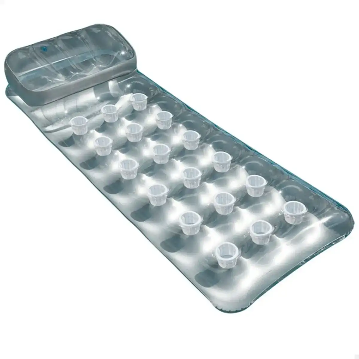 Matelas gonflable intex 18 verres argente 188 x 30 x 71 cm_7557. Bienvenue sur DIAYTAR COTE D'IVOIRE - Votre Destination Shopping à la Côte d'Ivoireaise. Explorez notre boutique en ligne et découvrez une gamme variée de produits qui capturent l'esprit du Côte d'Ivoire.