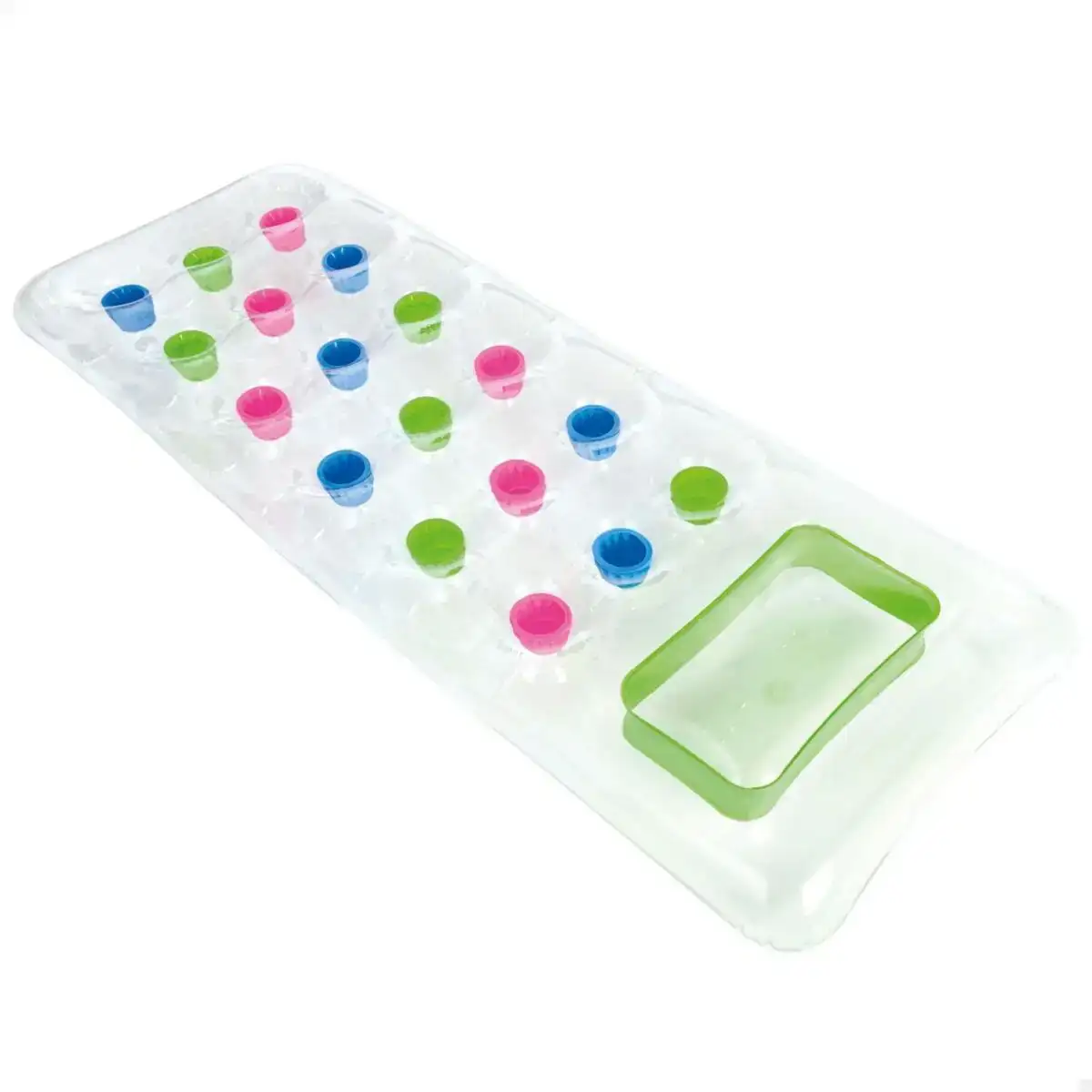 Matelas gonflable intex 18 verres transparent 188 x 17 x 71 cm _3165. Entrez dans l'Univers de DIAYTAR COTE D'IVOIRE - Où Chaque Produit a son Histoire. Explorez notre catalogue et découvrez des trésors qui racontent la riche culture du Côte d'Ivoire.