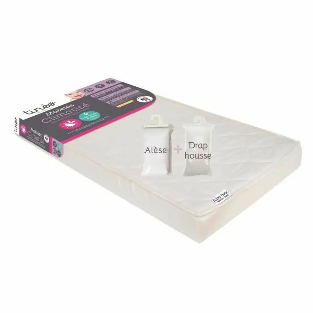 Matelas pour lit de bebe tineo 60 x 120 cm_5461. Bienvenue chez DIAYTAR COTE D'IVOIRE - Où Choisir est un Voyage. Plongez dans notre plateforme en ligne pour trouver des produits qui ajoutent de la couleur et de la texture à votre quotidien.