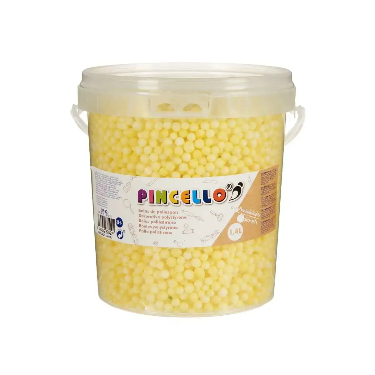 Materiaux pour travaux manuels balles jaune polystyrene 13 5 x 14 x 14 cm _7597. Bienvenue chez DIAYTAR COTE D'IVOIRE - Où Chaque Achat est un Geste d'Amour. Découvrez notre sélection minutieuse et choisissez des articles qui témoignent de votre passion.