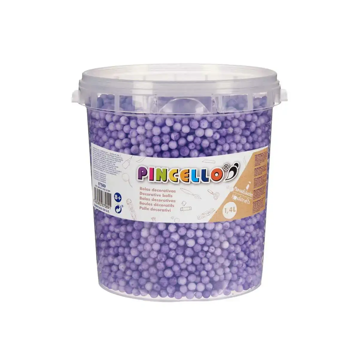 Materiaux pour travaux manuels balles lila polystyrene_9223. Entrez dans l'Univers de DIAYTAR COTE D'IVOIRE - Où le Choix Rencontre l'Authenticité. Explorez nos rayons virtuels et trouvez des produits qui incarnent la richesse de notre culture.