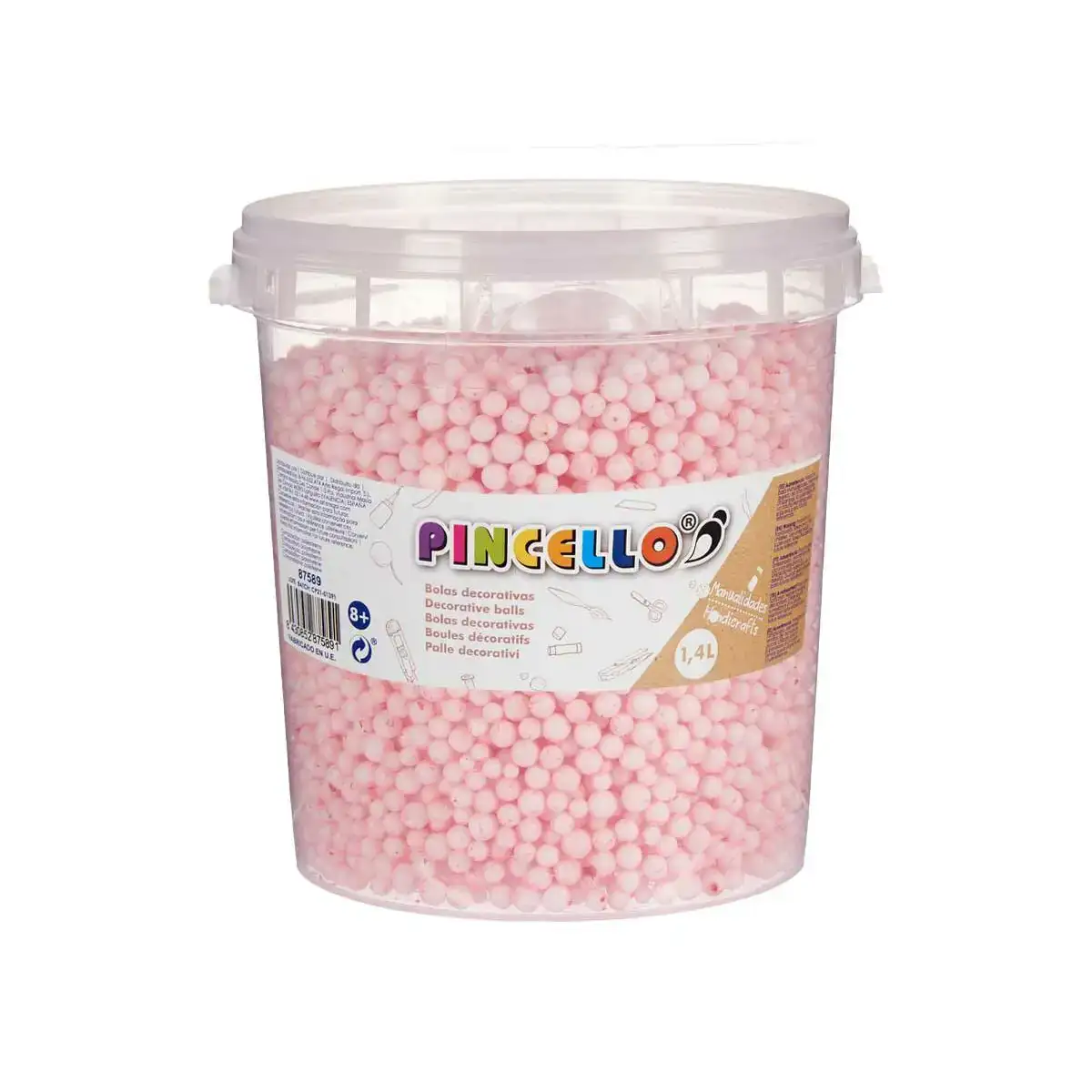 Materiaux pour travaux manuels balles rose polystyrene_3115. DIAYTAR COTE D'IVOIRE - Là où la Beauté Rencontre la Fonctionnalité. Parcourez notre sélection pour trouver des produits qui allient esthétique et praticité, pour un quotidien sublimé.