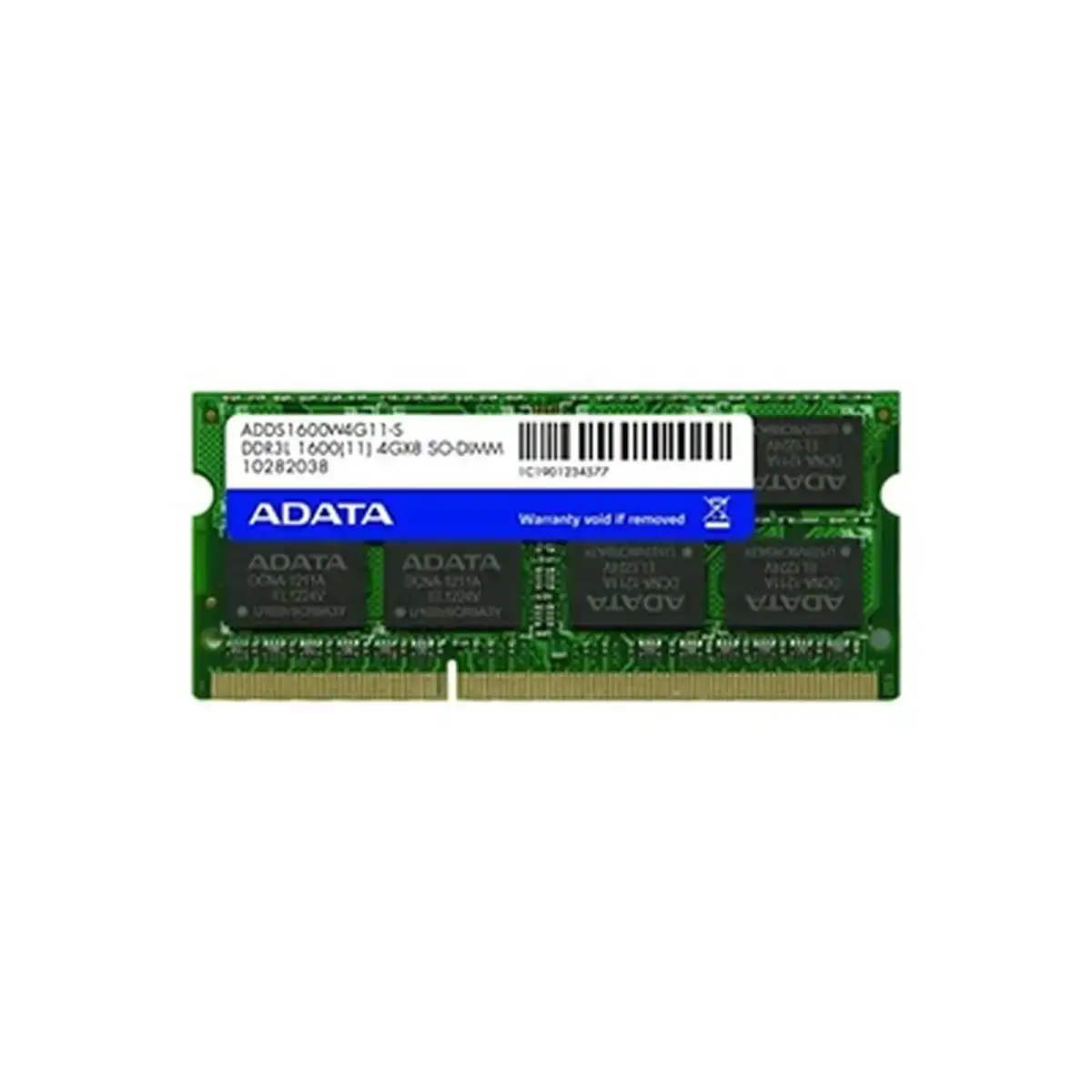 Memoire ram adata adds1600w4g11 s cl11 4 gb ddr3_7261. DIAYTAR COTE D'IVOIRE - Votre Marché Virtuel au Côte d'Ivoire. Parcourez notre boutique en ligne pour trouver des trésors cachés, des articles indispensables du quotidien aux joyaux artistiques.