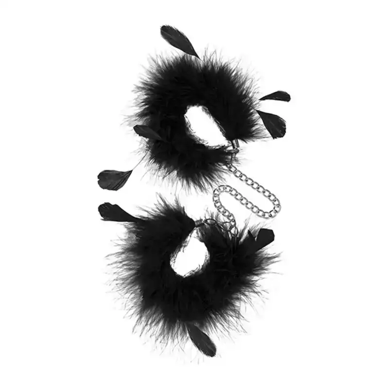 Menottes s pleasures feather noir_1249. DIAYTAR COTE D'IVOIRE - Où Votre Shopping Prend Vie. Explorez notre boutique en ligne pour trouver des articles qui vous ressemblent et qui ajoutent de l'éclat à votre quotidien.