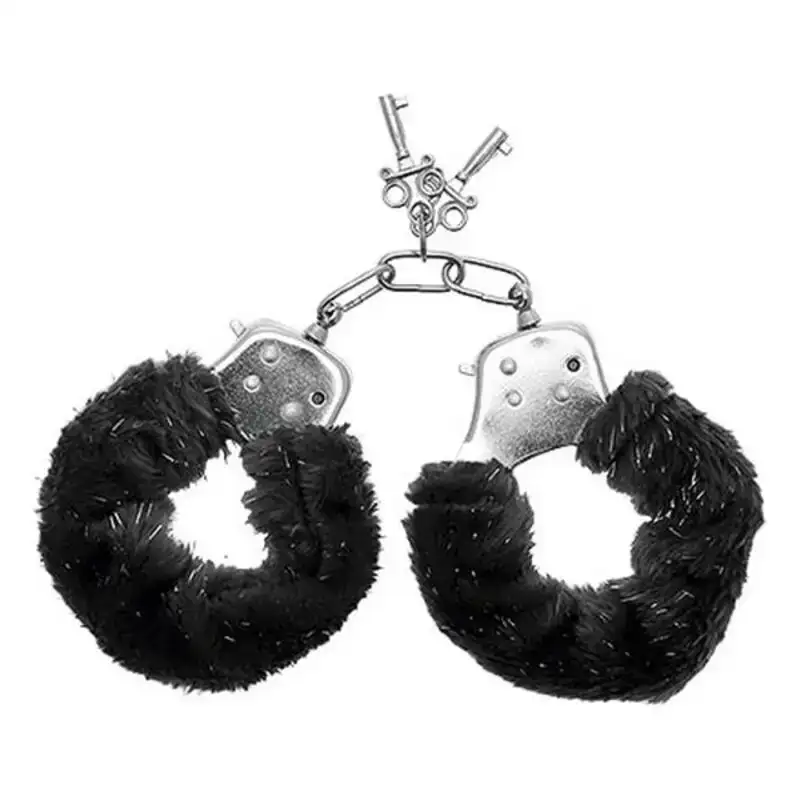 Menottes s pleasures furry noir_7030. DIAYTAR COTE D'IVOIRE - L'Art de Vivre le Shopping Inspiré. Parcourez notre catalogue et choisissez des produits qui reflètent votre passion pour la beauté et l'authenticité.