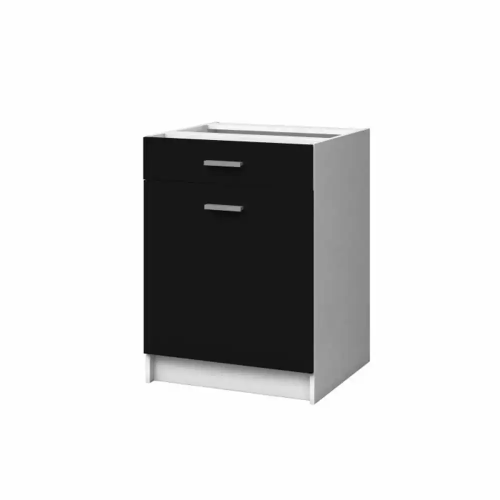 Meuble d appoint 60 cm blanc noir mat_6885. Entrez dans l'Univers de DIAYTAR COTE D'IVOIRE - Où l'Élégance Rencontre la Tradition. Explorez notre gamme variée et trouvez des articles qui ajoutent une touche de sophistication à votre vie.