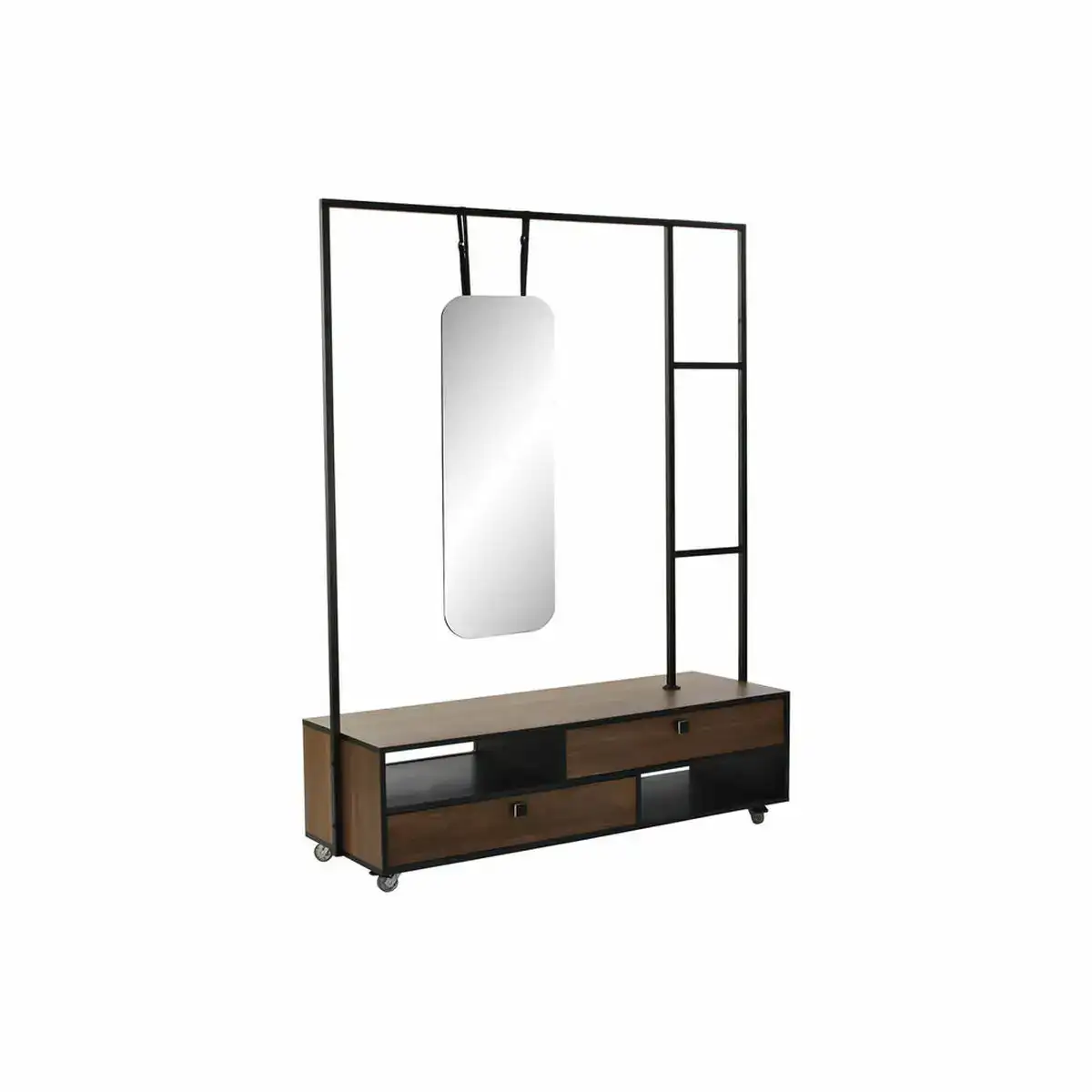 Meuble d entree avec 2 tiroirs dkd home decor 8424001807437 135 x 47 x 175 cm miroir noir metal marron bois de manguier_4628. DIAYTAR COTE D'IVOIRE - Votre Destination Shopping d'Exception. Parcourez nos rayons virtuels et choisissez des produits qui incarnent l'excellence et la diversité.