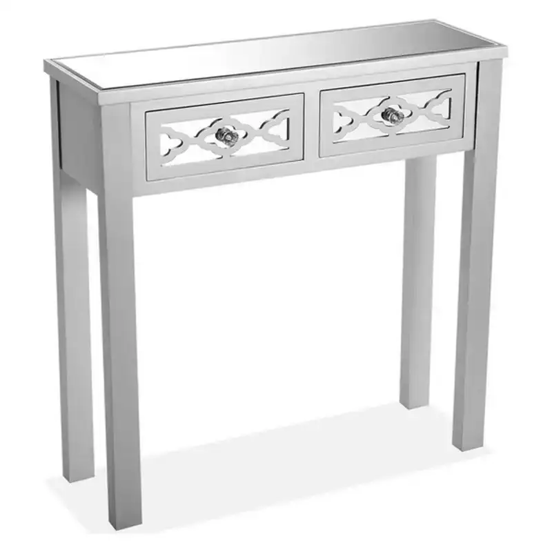 Meuble d entree avec 2 tiroirs versa silke bois d epicea bois mdf 25 x 78 x 78 cm_3665. DIAYTAR COTE D'IVOIRE - Où Chaque Détail Fait la Différence. Parcourez notre sélection soignée et choisissez des articles qui rehaussent votre quotidien, du fonctionnel à l'esthétique.